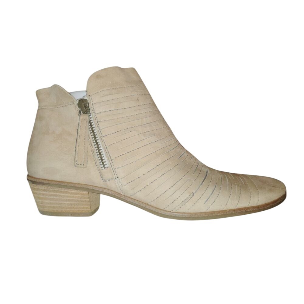 Paul‎ Green Malibu Slice Ankle Boots in Truffle Nubuck Womens US 8